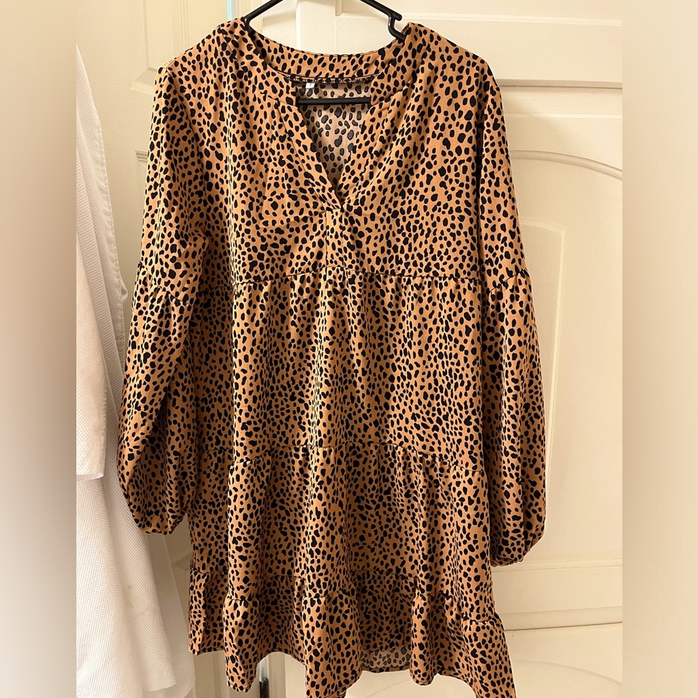 Leopard tunic/dress